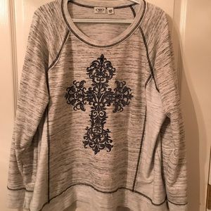 Top with jeweled cross